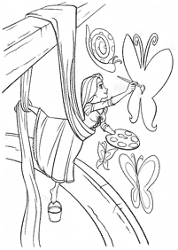 rapunzel (tangled) coloring pages - page 18