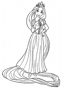 rapunzel (tangled) coloring pages - Page 2