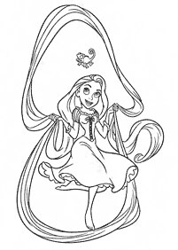 rapunzel (tangled) coloring pages - Page 23