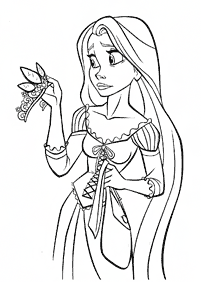 rapunzel (tangled) coloring pages - page 37