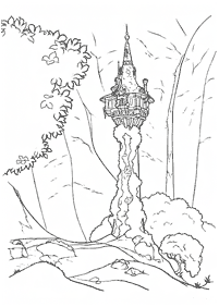 rapunzel (tangled) coloring pages - page 38