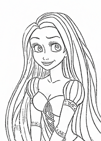 rapunzel (tangled) coloring pages - page 41