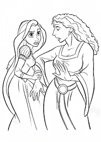 rapunzel (tangled) coloring pages - page 53