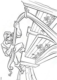 rapunzel (tangled) coloring pages - page 57