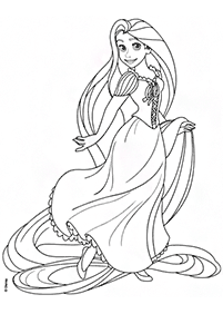 rapunzel (tangled) coloring pages - page 59