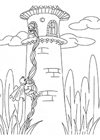 rapunzel (tangled) coloring pages - page 60