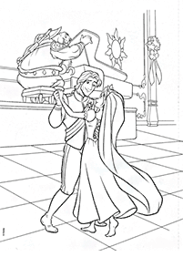 rapunzel (tangled) coloring pages - page 61