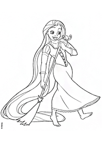 rapunzel (tangled) coloring pages - page 62