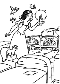 snow white coloring pages - page 15