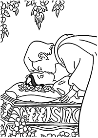 snow white coloring pages - page 17