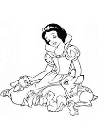 snow white coloring pages - Page 28