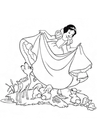 snow white coloring pages - page 31
