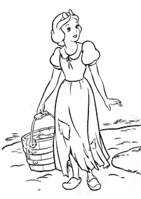 snow white coloring pages - page 36