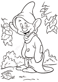 snow white coloring pages - page 38