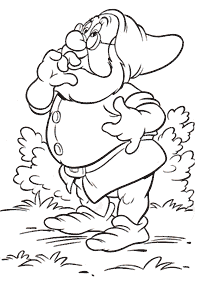 snow white coloring pages - page 40