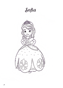 sofia the first coloring pages - page 32