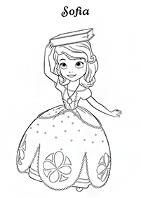 sofia the first coloring pages - page 37