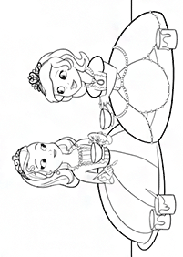 sofia the first coloring pages - page 38