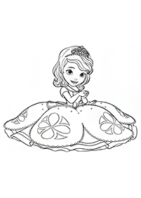 sofia the first coloring pages - page 8