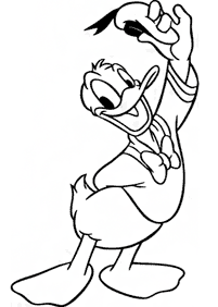 donald duck coloring pages - page 100