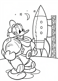 donald duck coloring pages - page 101