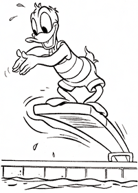 donald duck coloring pages - page 104