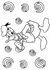 donald duck coloring pages - page 105