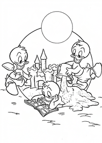 donald duck coloring pages - page 107