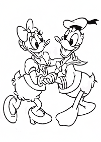 donald duck coloring pages - page 11
