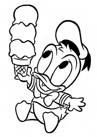 donald duck coloring pages - page 110