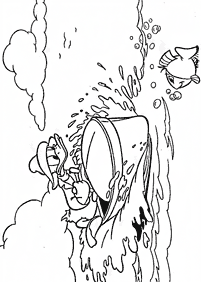 donald duck coloring pages - page 111