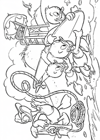 donald duck coloring pages - page 121
