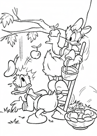 donald duck coloring pages - page 122