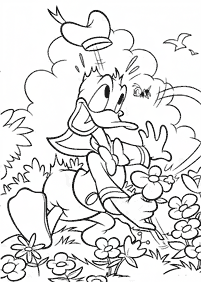 donald duck coloring pages - page 123