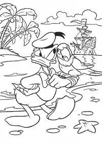 donald duck coloring pages - page 126