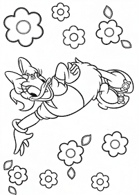donald duck coloring pages - page 13