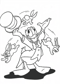 donald duck coloring pages - page 130