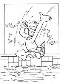 donald duck coloring pages - page 131