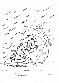 donald duck coloring pages - page 132
