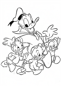 donald duck coloring pages - page 137