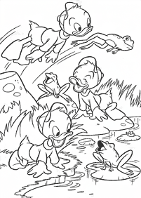 donald duck coloring pages - page 139