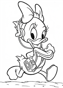donald duck coloring pages - page 140