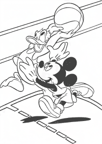 donald duck coloring pages - page 143