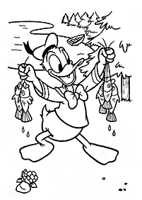 donald duck coloring pages - page 148