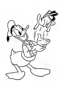 donald duck coloring pages - page 151