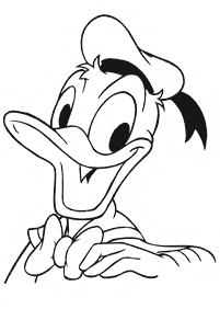 donald duck coloring pages - page 19