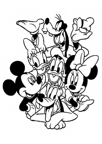 donald duck coloring pages - Page 20
