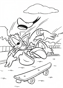 donald duck coloring pages - Page 29