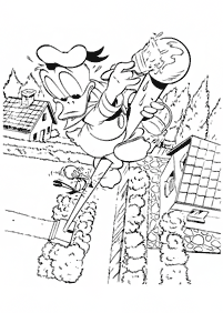 donald duck coloring pages - page 31