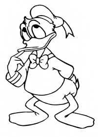 donald duck coloring pages - page 32